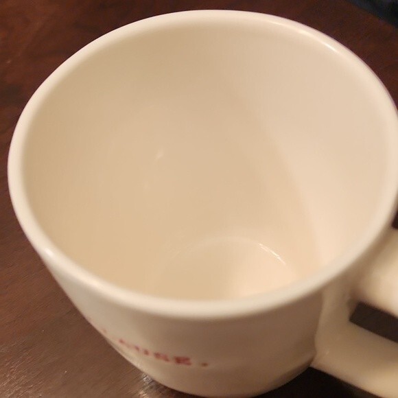 Rae Dunn " Santa Clause" Red & White Mug - Picture 3 of 4